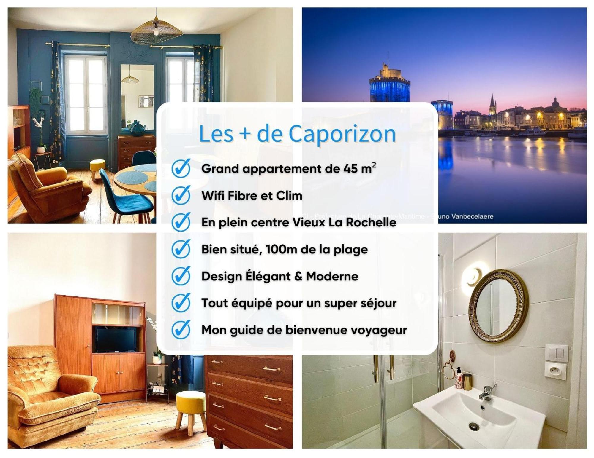 Caporizon-Le Perot-T2 Au Coeur Du Vieux Port 100M Plage Ла Рошел Екстериор снимка